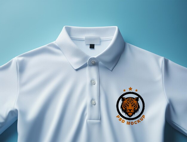 PSD polo tshirt mockup psd