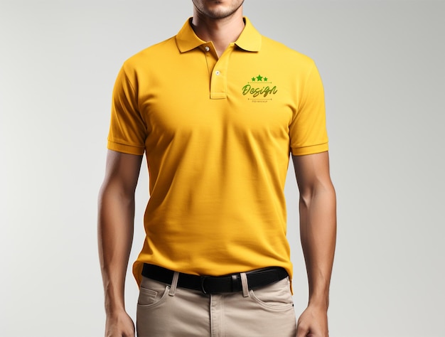 PSD polo tshirt mockup psd