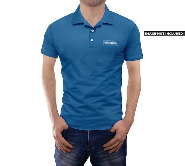 PSD polo tshirt mockup