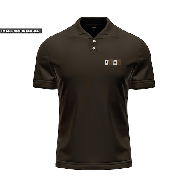 Poloshirt Mockup vooraanzicht