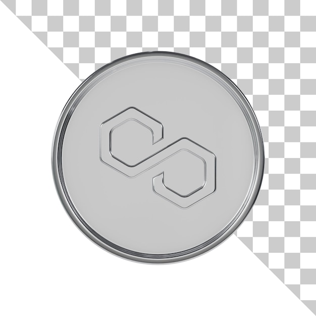 PSD 다각형 은 동전 3d 아이콘
