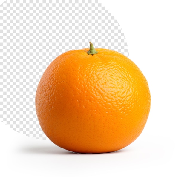 Pomarańczowa owoc na bielu