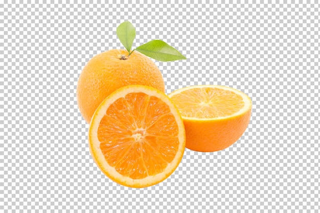 Pomarańczowy na białym tle
