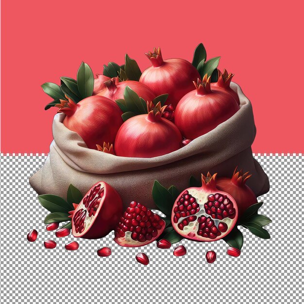 PSD pomegranate_health_harvestpng