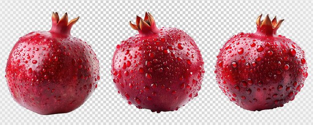 PSD pomegranate isolated on transparent background generative ai