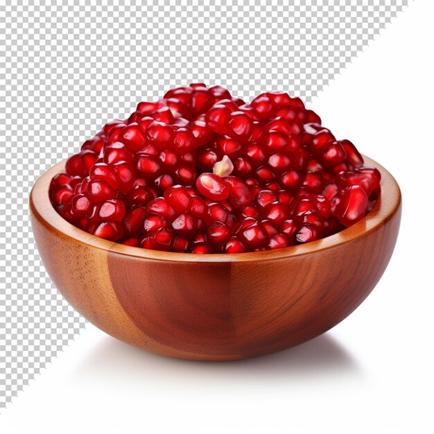 PSD pomegranate isolated on transparent background