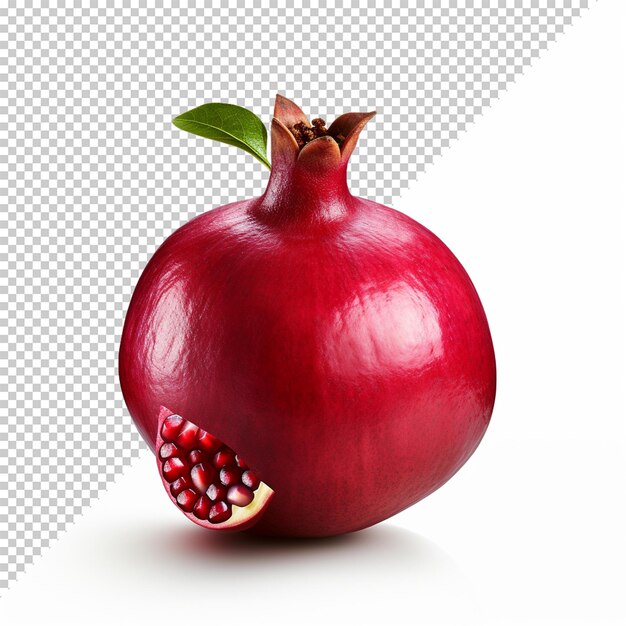 Pomegranate isolated on transparent background