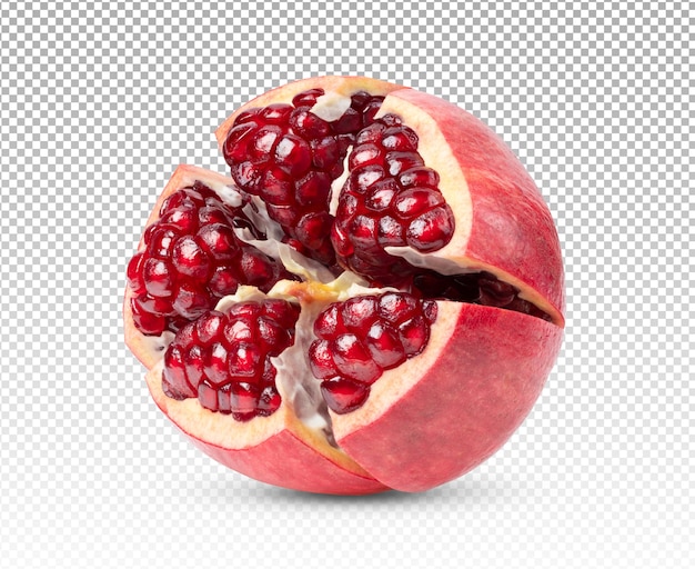 Pomegranate isolated