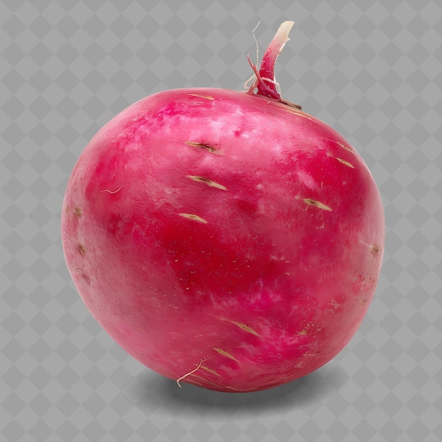 A pomegranate with a cracked spot on its skin