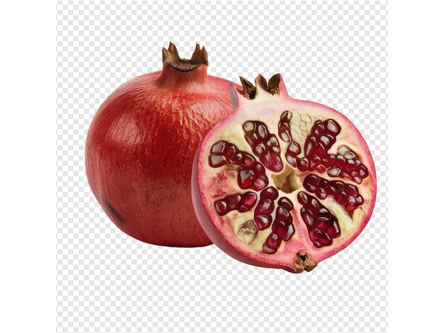 PSD a pomegranate with seeds on it