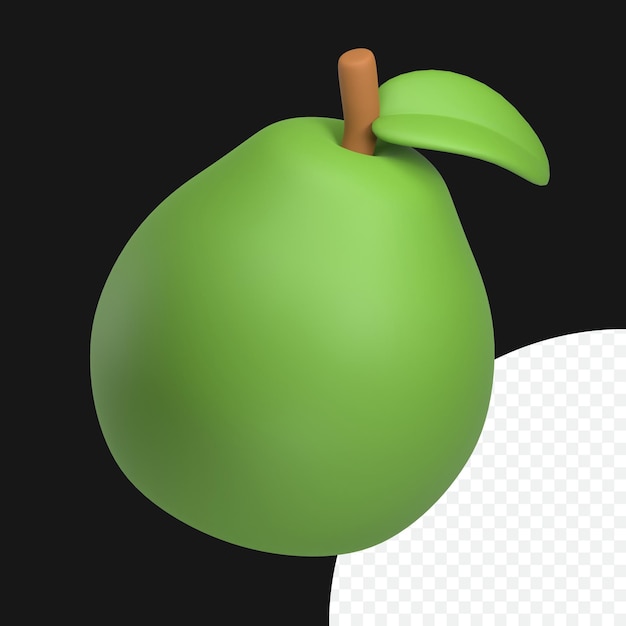 PSD pomelo 3d icon