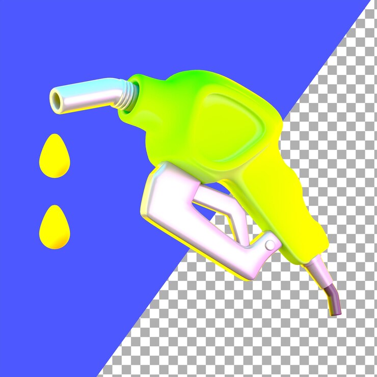 PSD pompa benzynowa 3d