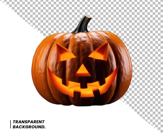 Pompoen Jack O Lantern PSD transparante achtergrond