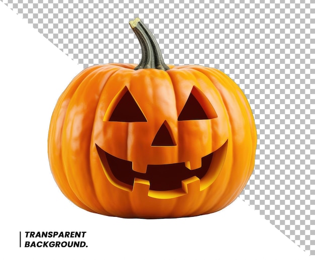 Pompoen Jack O Lantern PSD transparante achtergrond