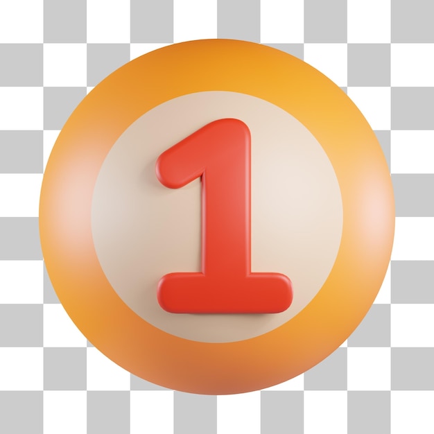 pool ball 3d icon