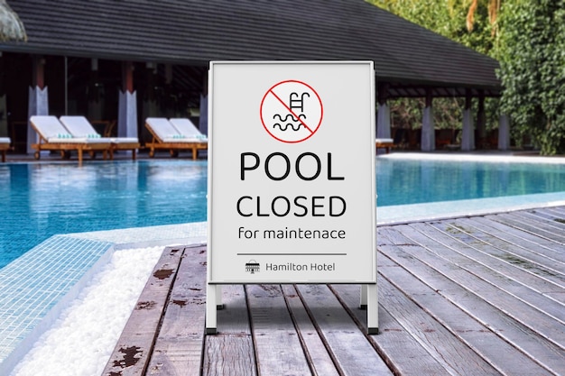 pool closed sign mockup psd more view public domain image source a hrefquothttpsisorepubliccomphotoresorthotelquot targetquot_blankquot relquotnoopener noreferrer nofollowquotherea
