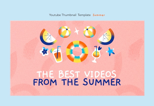 PSD pool party template design