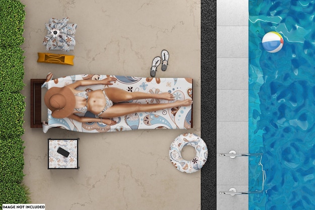 pool set mockup