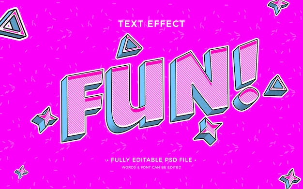 PSD pop art text effect