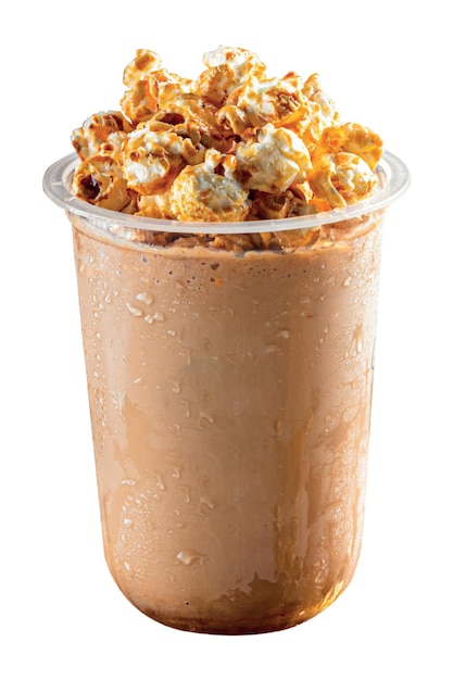 Pop corn miik ice caramel