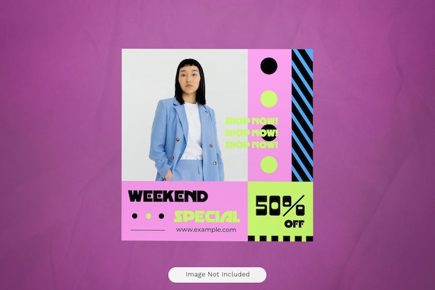 Pop Memphis Fashion Brand Sale Instagram Post 06