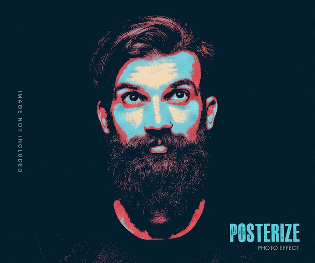 Pop Posturized Art Photo Effect