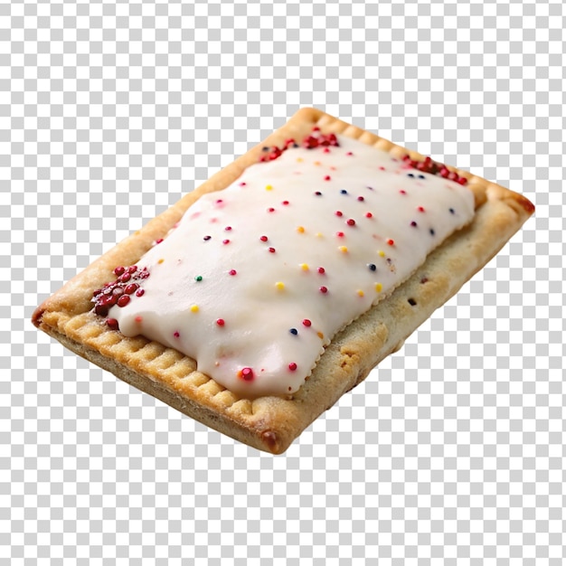 PSD pop tart izolowany na przezroczystym tle