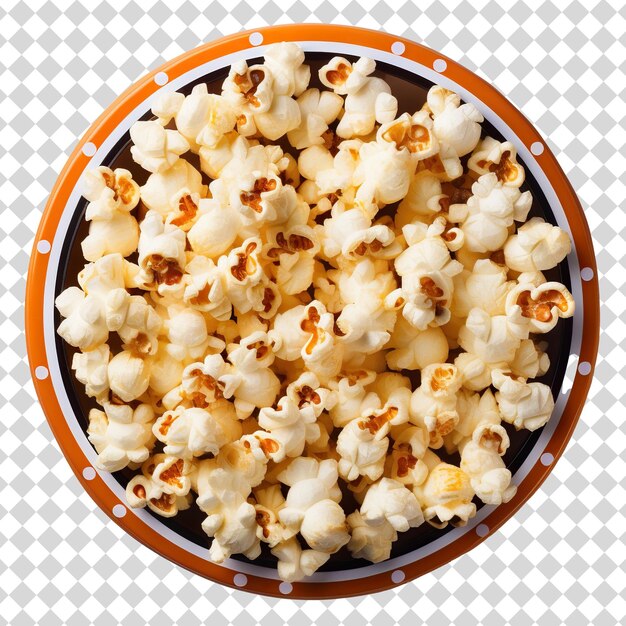 Popcorn Izolowany Na Przezroczystym Tle W Formacie Pliku Png