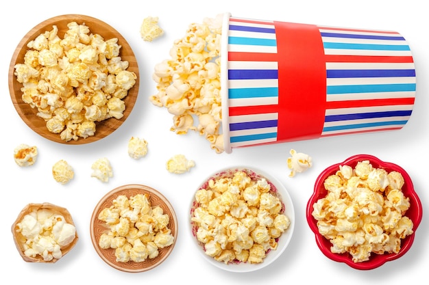 Popcorn Przekąski Elementy Żywności