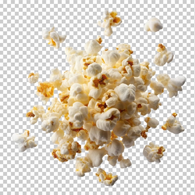 PSD popcorn on transparent background