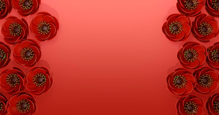 PSD poppy background