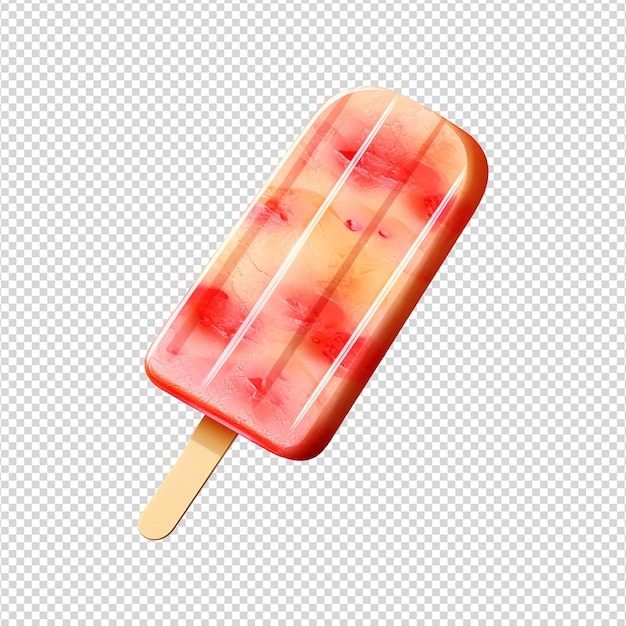 PSD popsicle ice cream isolated on transparent background png