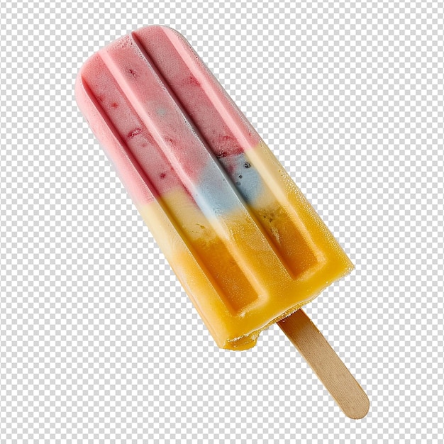 PSD popsicle ice cream isolated on transparent background png