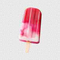 PSD popsicle ice cream isolated on transparent background png