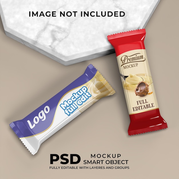 Popsicle Ice Cream Packaging Mockup