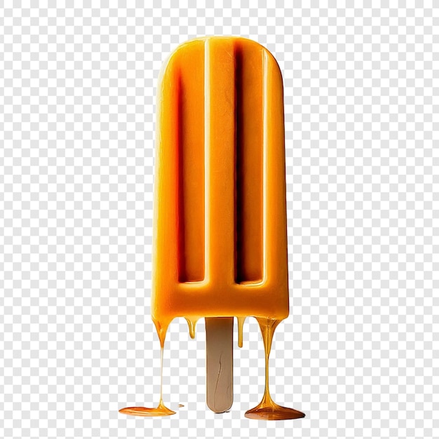 PSD popsicle ice cream png isolated on transparent background