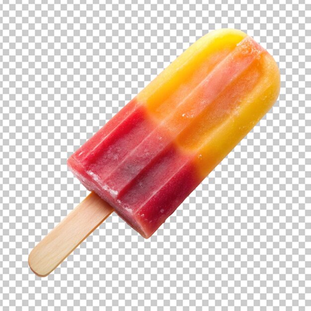 PSD sfondo trasparente di popsicle