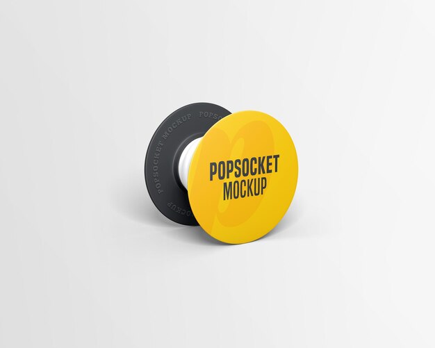 Popsocket mockup isolated