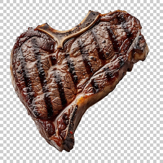 PSD porterhouse steak png met doorzichtige achtergrond