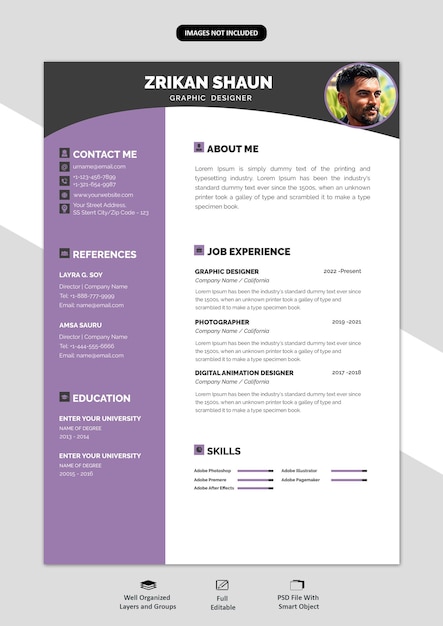 portfolio lub szablon cv