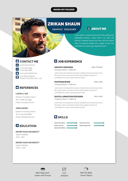 Portfolio of cv-template