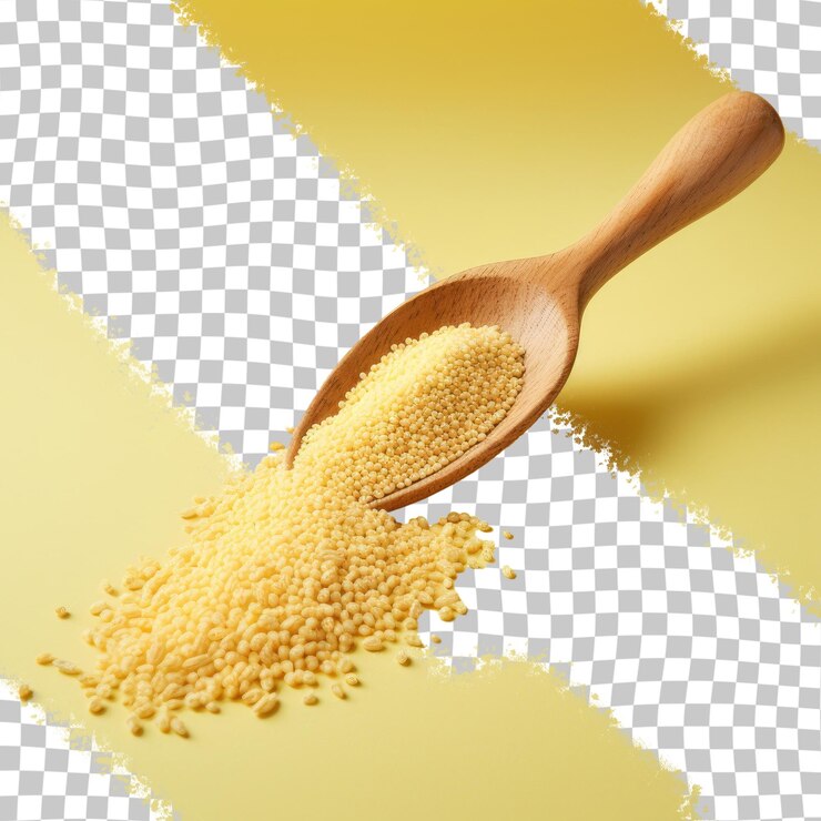 PSD portion of millet without husk