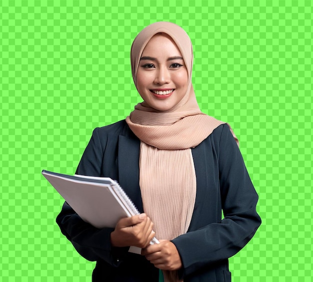 portrait of asian woman wearing hijab