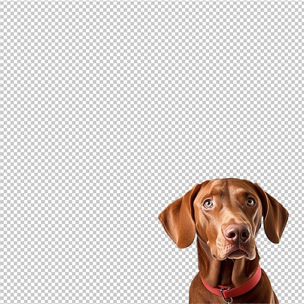PSD portrait brown dog