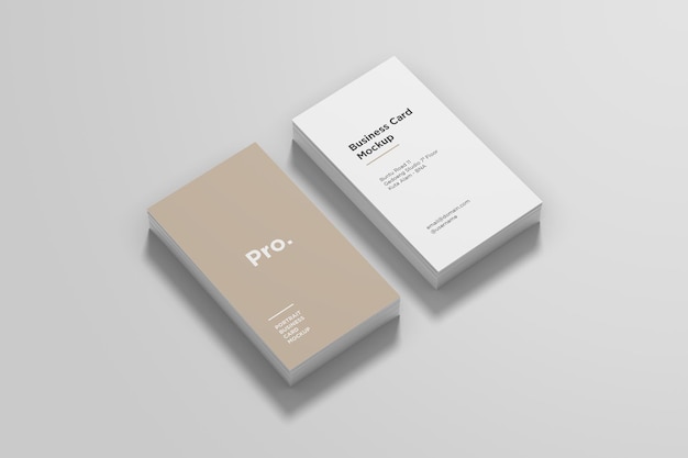 PSD portrait business card mockups