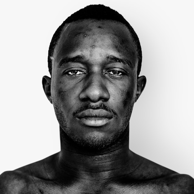 PSD portrait of a ghanaian man