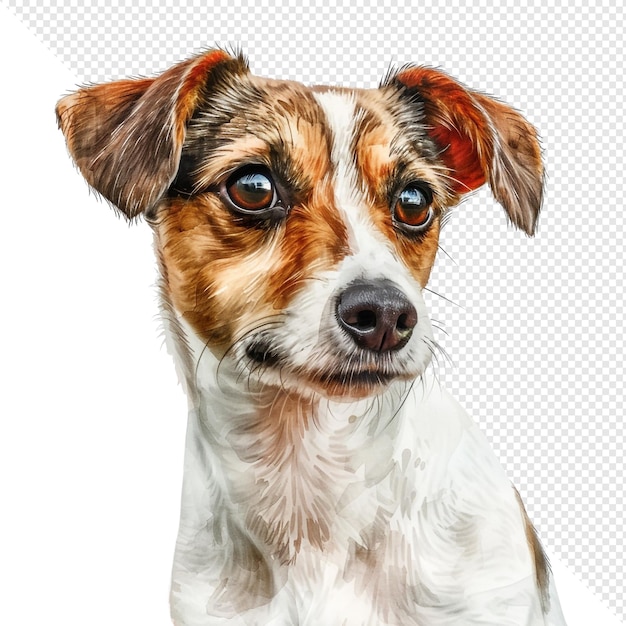 Portrait of a Cute Jack Russell Terrier