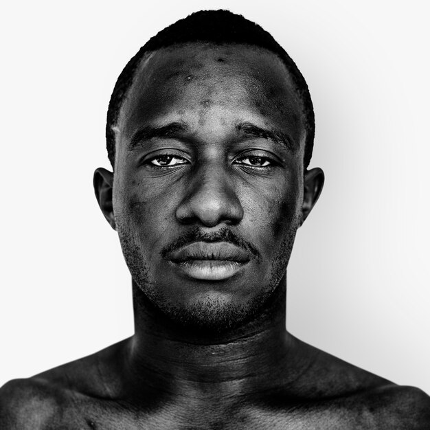 PSD Портрет ганского человека