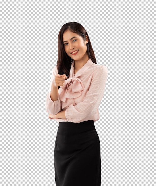 笑顔のアジアの女性の psd ファイルの肖像画