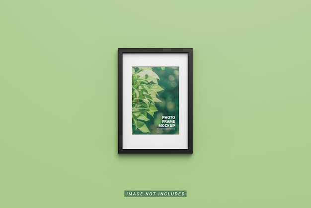 Portrait photo frame mockup